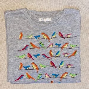 Indigo soul bird tee shirt